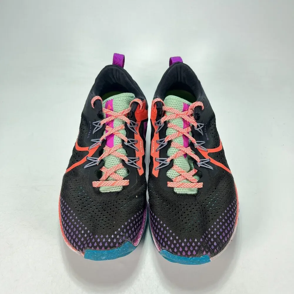 Nike React Pegasus 4 Black Magic Ember Trail Shoes DJ6158-003 Men's Size 9.5